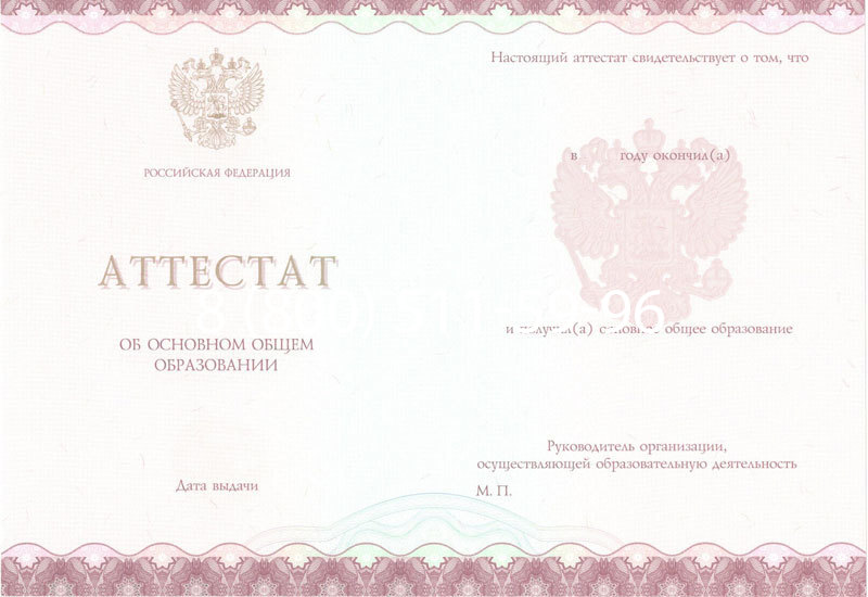 Купить Аттестат за 9 класс 2014-2024 года в Мурманске Купить Аттестат за 9 класс 2014-2024 года в Мурманске
