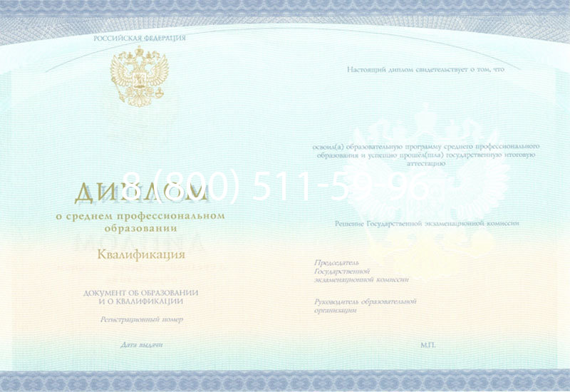 Купить Диплом техникума (Спецбланк) 2014-2024 года в Мурманске Купить Диплом техникума (Спецбланк) 2014-2024 года в Мурманске